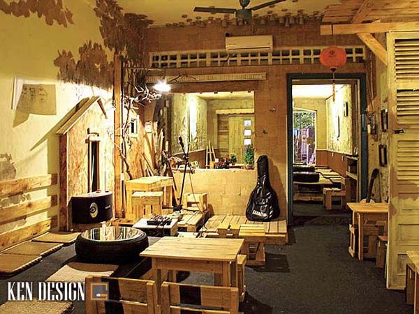 thiết kế quán trà sữa đẹp